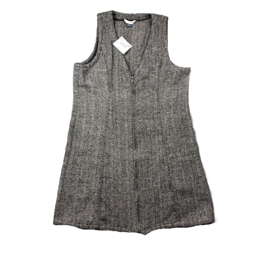 American Eagle Women Zip-Up Mini Dress NWT New Tweed Preppy Browns Small L203